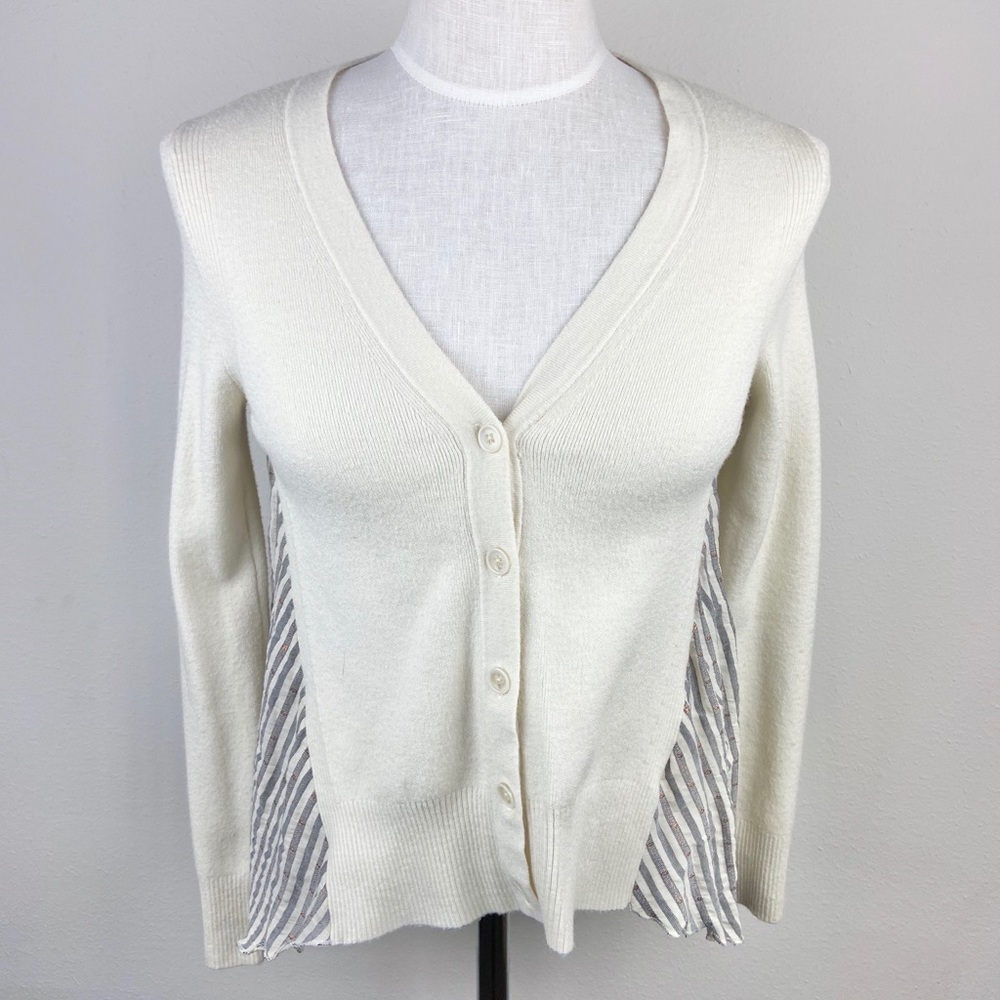 Anthropologie Moth Button Up Sweater